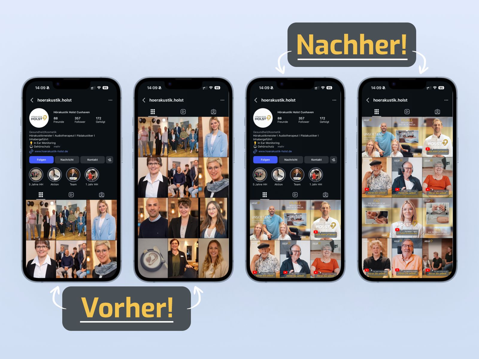 Social-Media-Titelbilder von Hörakustik Holst